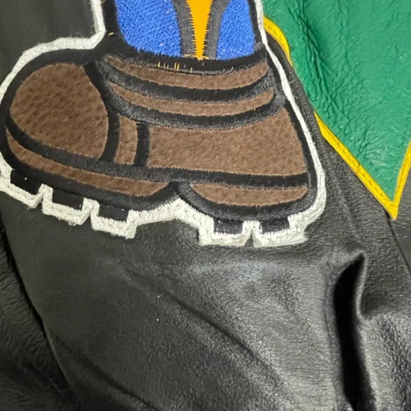 NWT VTG 1994 POPEYE Montana Toons Leather Jacket